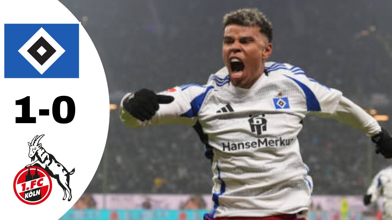 Hamburger SV 1-0 FC K&ouml;ln Highlights | Bundesliga 2025