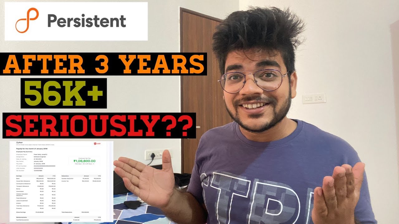 Persistent Salary After 3 Years of experience