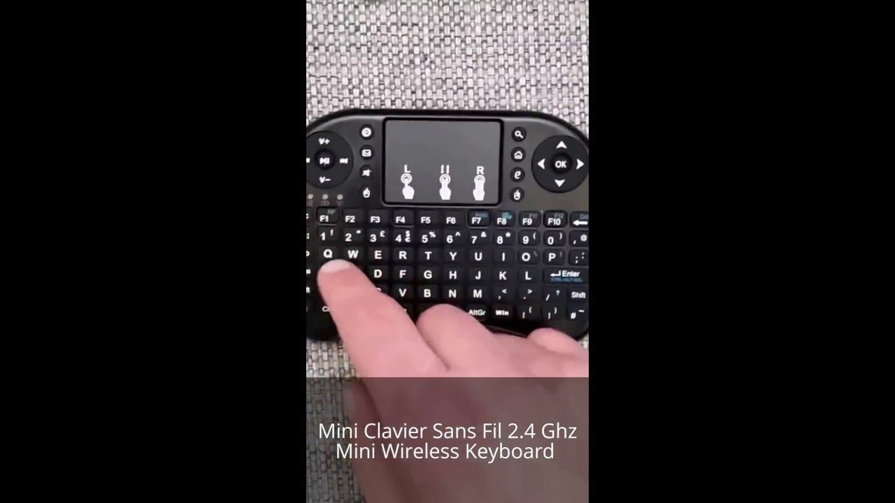 Mini Clavier Sans Fil Rii 2.4 G Wireless Keyboard PC Android Tv Box PS3 Xbox www.avalonkef.com