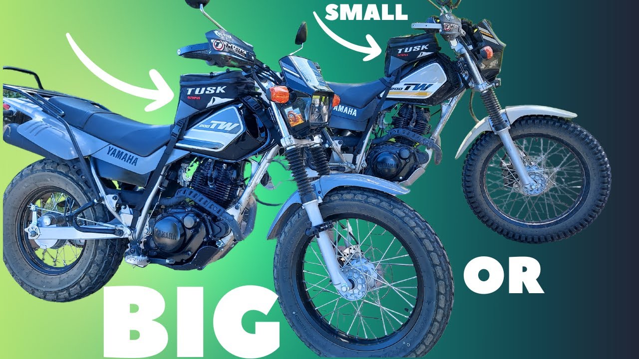 TW200 Tank Bag Comparison! Big or Small?