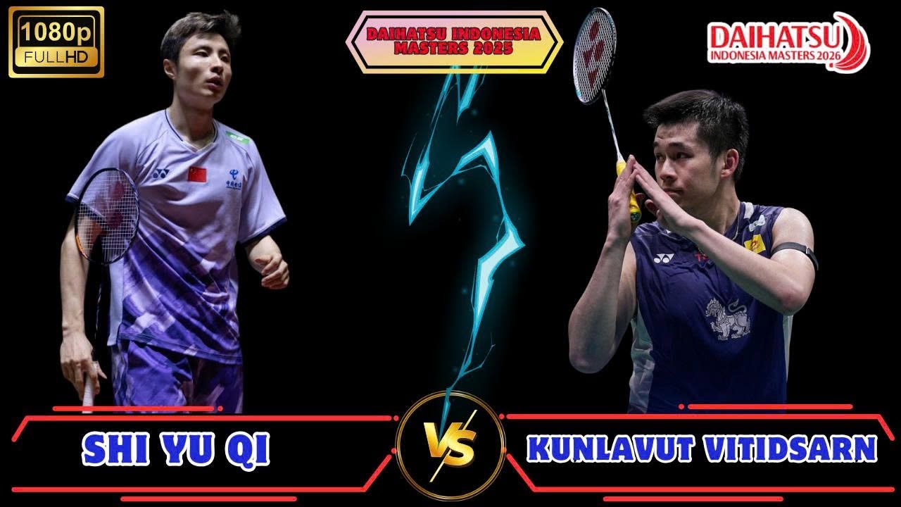 สือ ยู่ ฉี vs กุลวุฒิ วิทิตศานต์ | รอบรองชนะเลิศ | DAIHATSU Indonesia Masters 2025