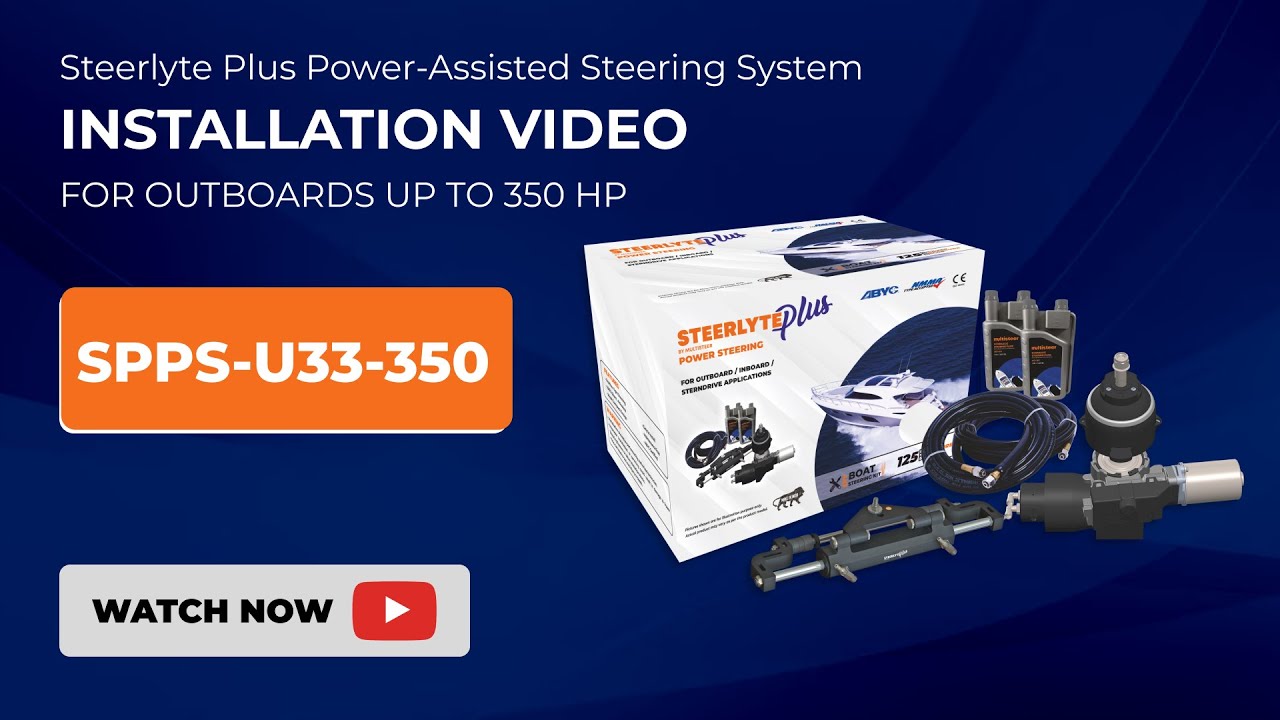 Installation Steps | SPPS-U33-350 | Steerlyte Plus Power-Assisted Steering Kit | Multisteer