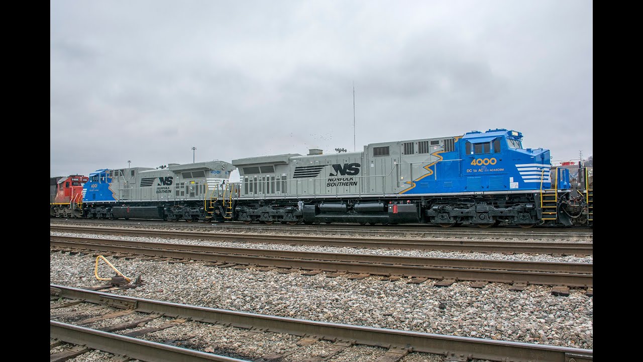 First run of Norfolk Southern AC44C6M Rebuilds + Veterans Locomotive in Cincinnati