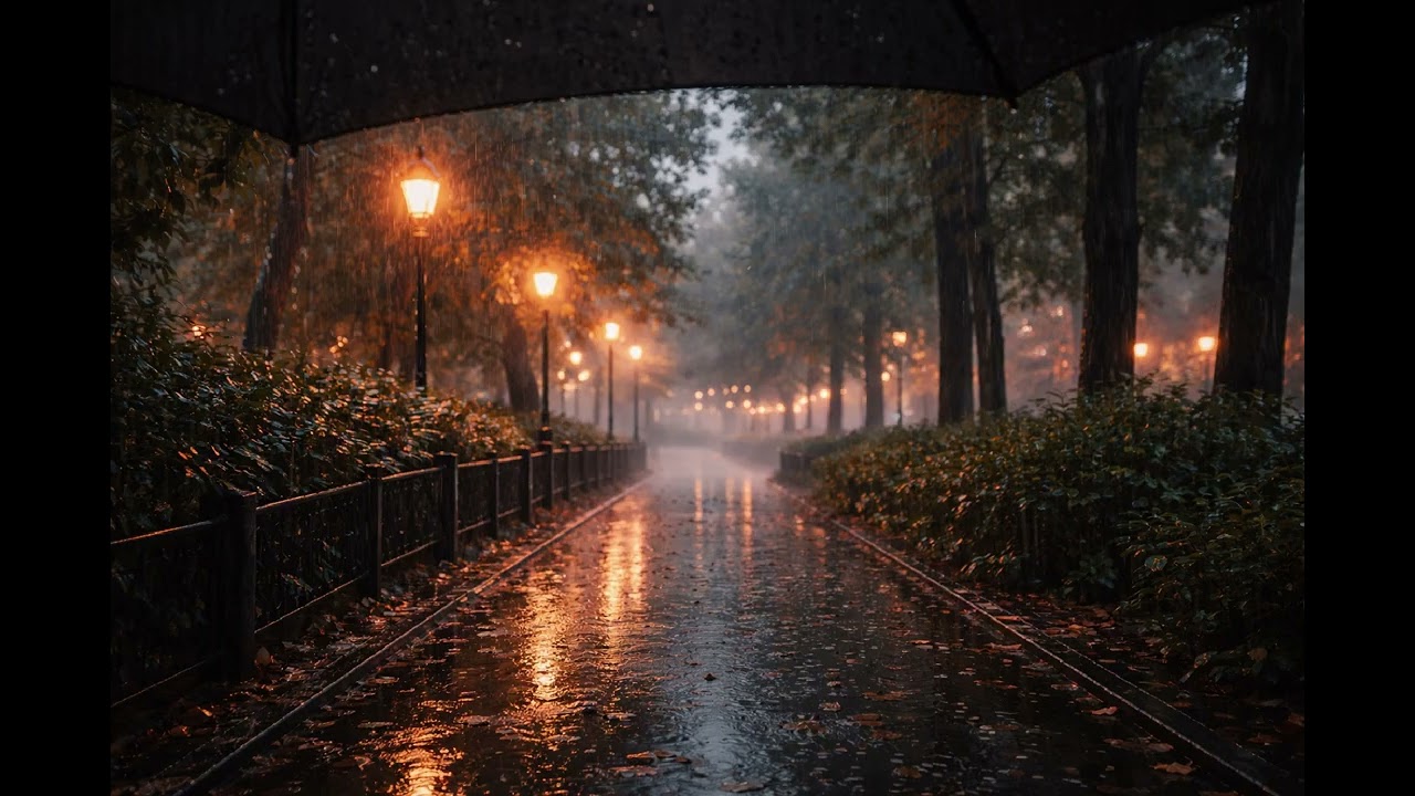 POV: You’re Walking Alone in the Rain at Night 🌧️ | Calm Night Walk, Deep Relaxation