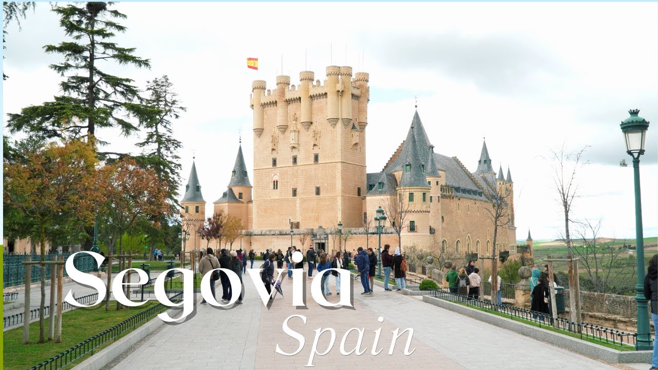 Discover Segovia, Spain in 4K | Magical April Views & Timeless Roman Aqueduct