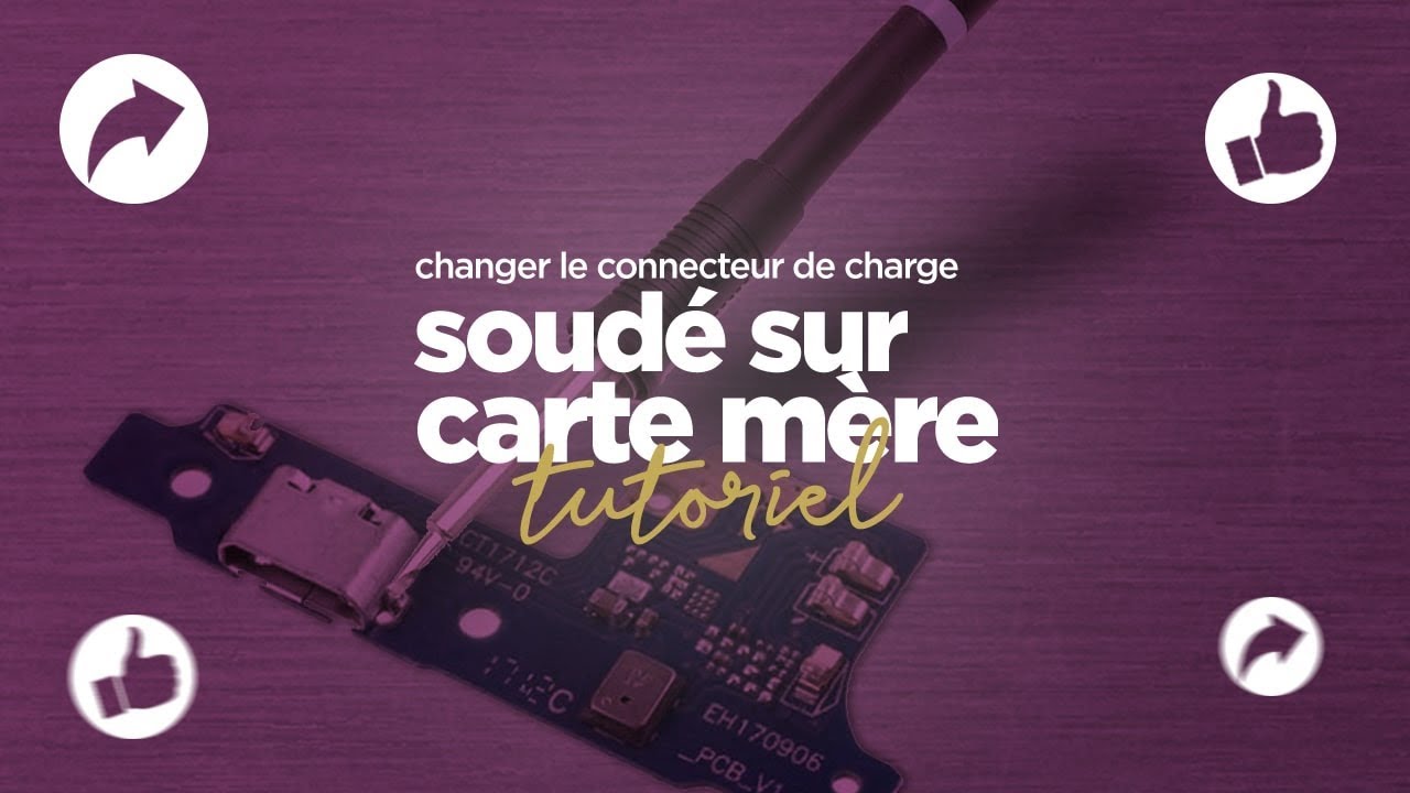Changer le connecteur de charge soudé sur la carte mère - Blog Pieces2mobile