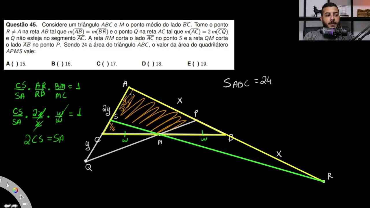 EPCAR OU ITA? QUESTÃO BANAL DO ITA [GEOMETRIA PLANA]