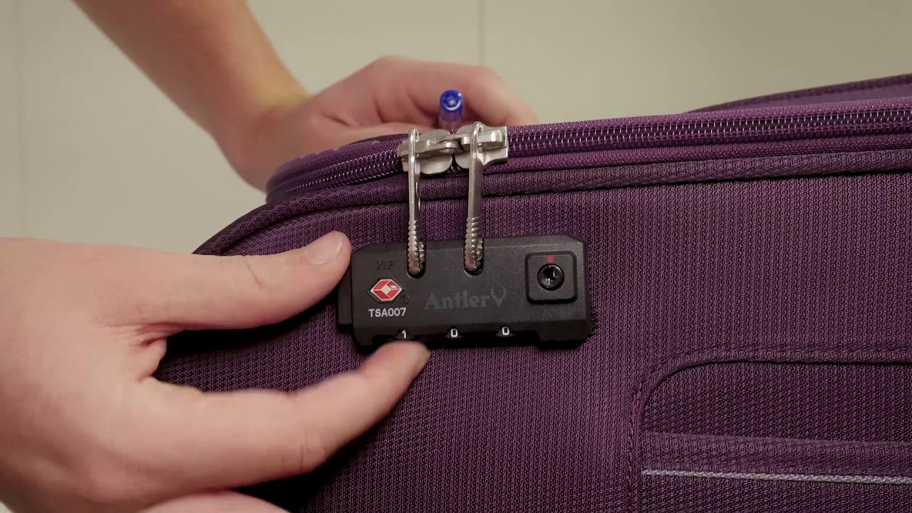 Antler - How to set your TSA Lcok 2