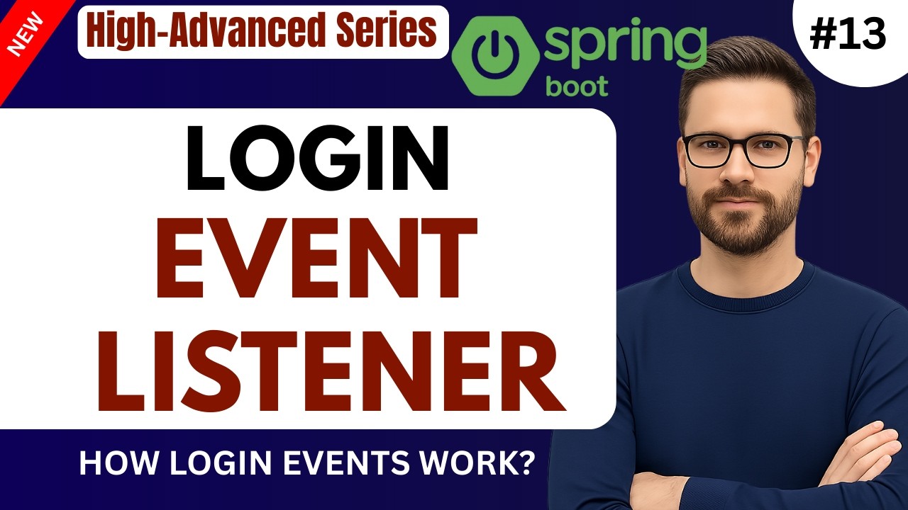 Spring Boot Event Listener | Login Success & Failure Events | Auth Service | Bank App Microservices