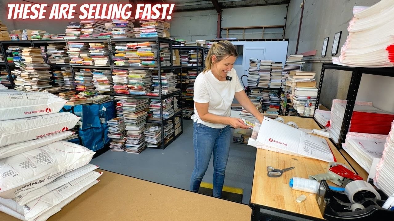 Packing orders in my warehouse & these books sold SUPER FAST!