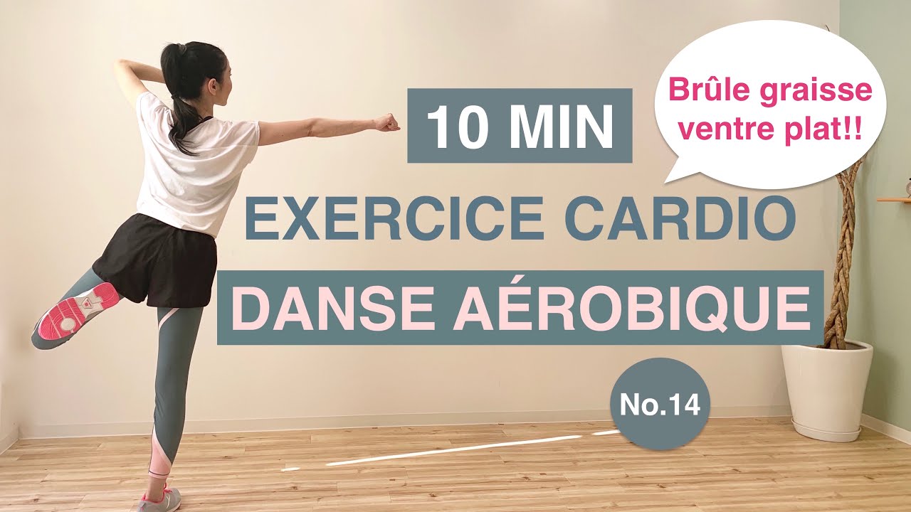 10MIN EXERCICE CARDIO-Brûle graisse, ventre plat//10MIN CARDIO DANCE WORKOUT-Burn fat, flat belly