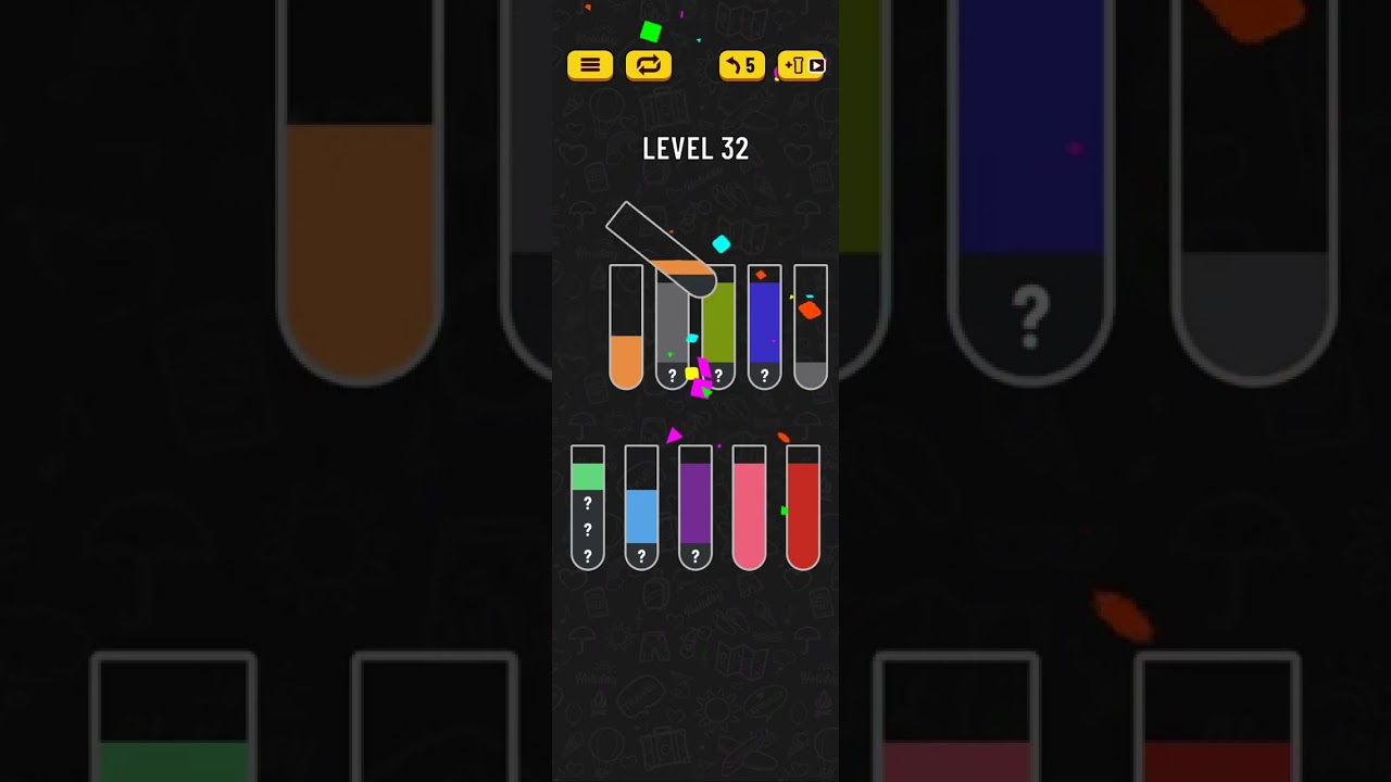 Water sort puzzle level 32