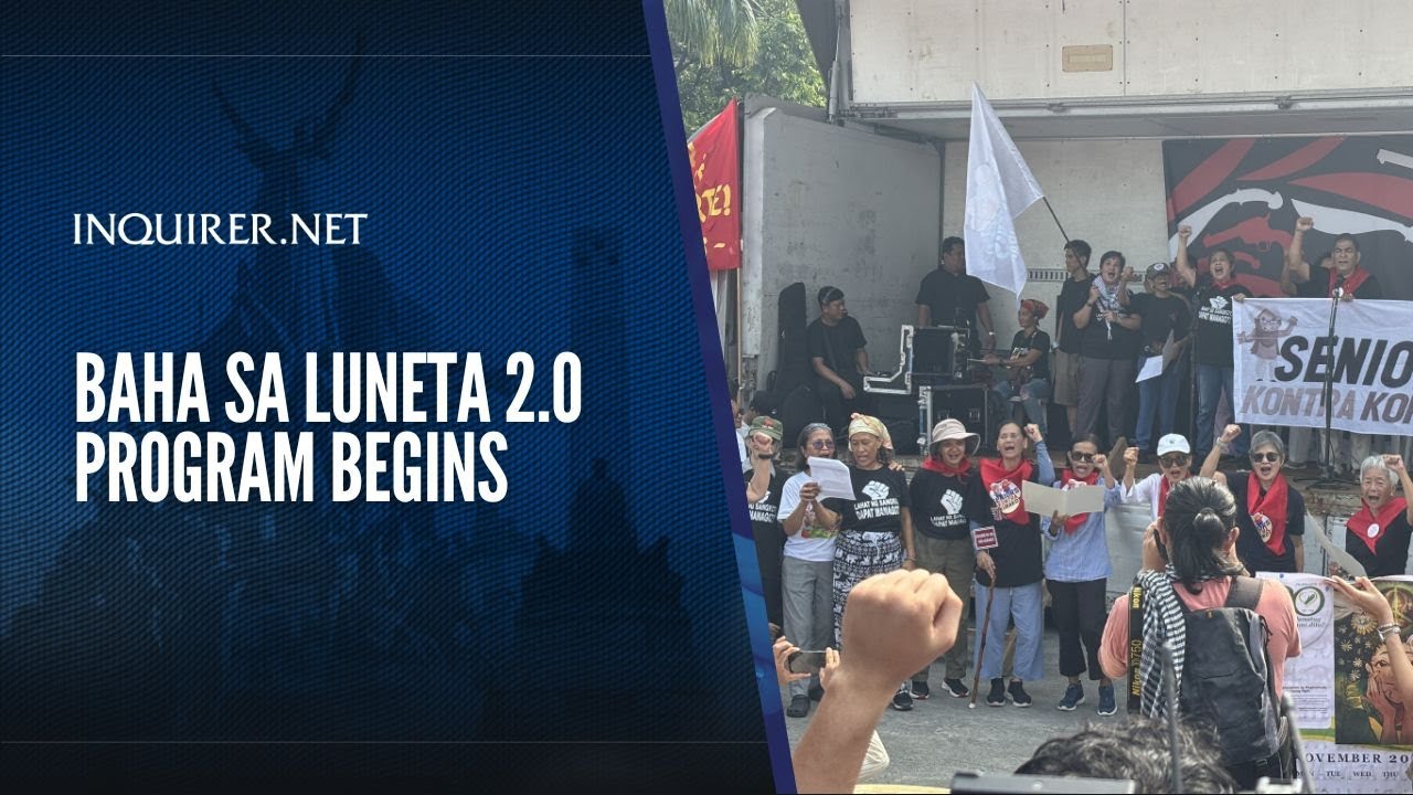 Baha sa Luneta 2.0 program begins