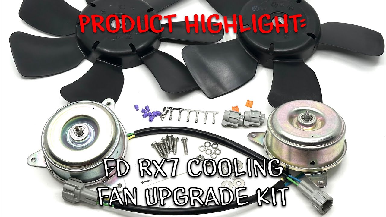 Product Highlight: JP3 Motorsports FD RX7 Cooling Fan Upgrade Kit
