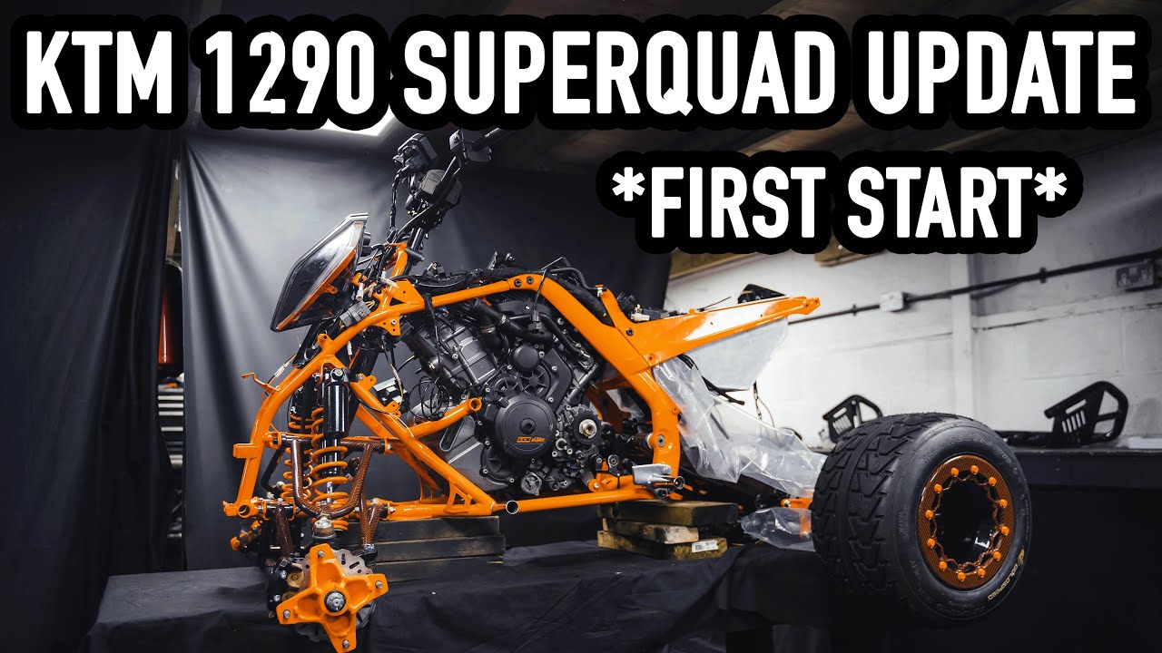Yamaha Raptor KTM 1290 Superquad *FIRST START-UP* + R1 Big Bang build YFM 700