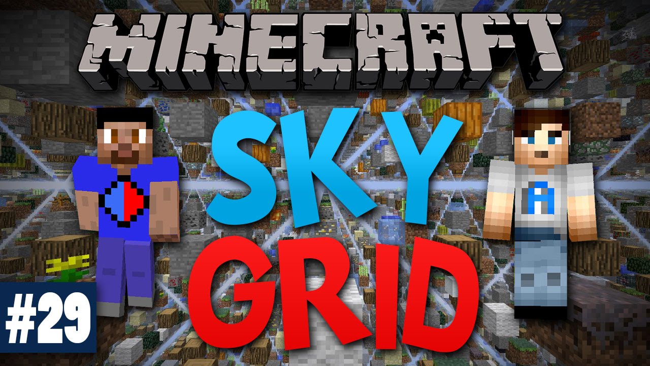 Minecraft SKY GRID #29 'THE END!' with Vikkstar & Ali A (Minecraft Skygrid Survival)