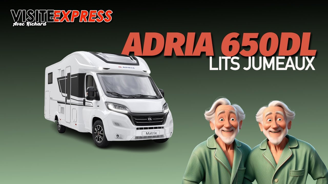 ADRIA 650DL - LITS JUMEAUX