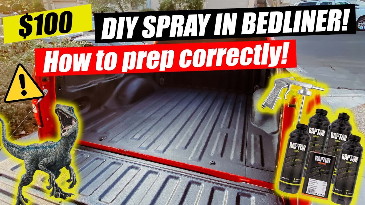 DIY Raptor Spray In BedLiner from Amazon! Cheap and EASY!