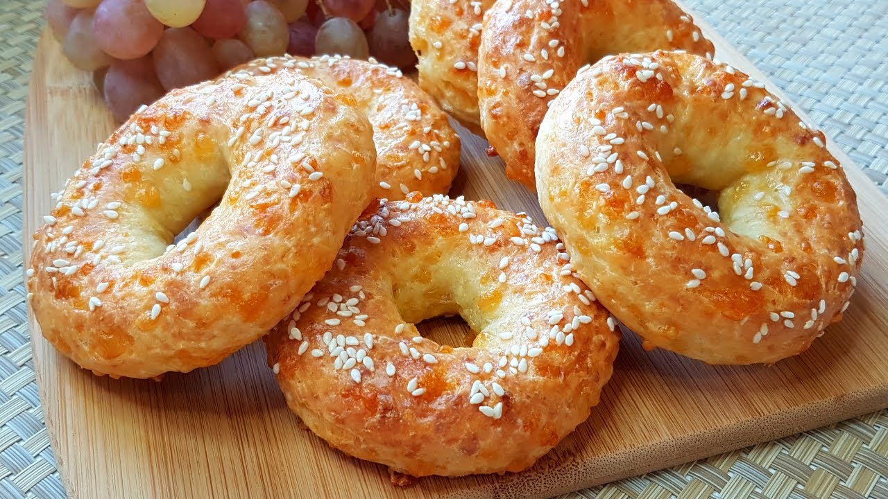 Творожные Кольца на Завтрак за Минуты // Homemade bagels with cheese
