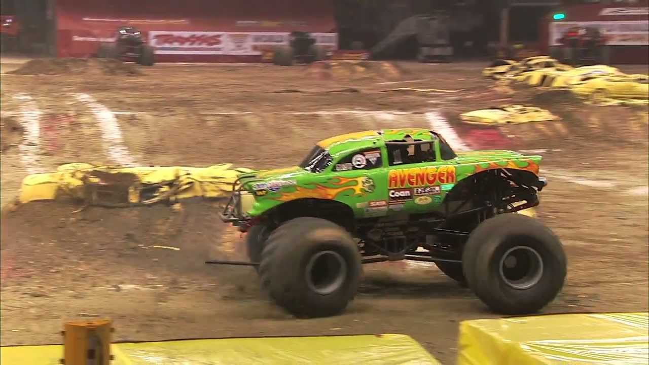 Monster Jam - Jim Koehler  & Avenger Monster Truck Full Freestyle from New Orleans - 2012