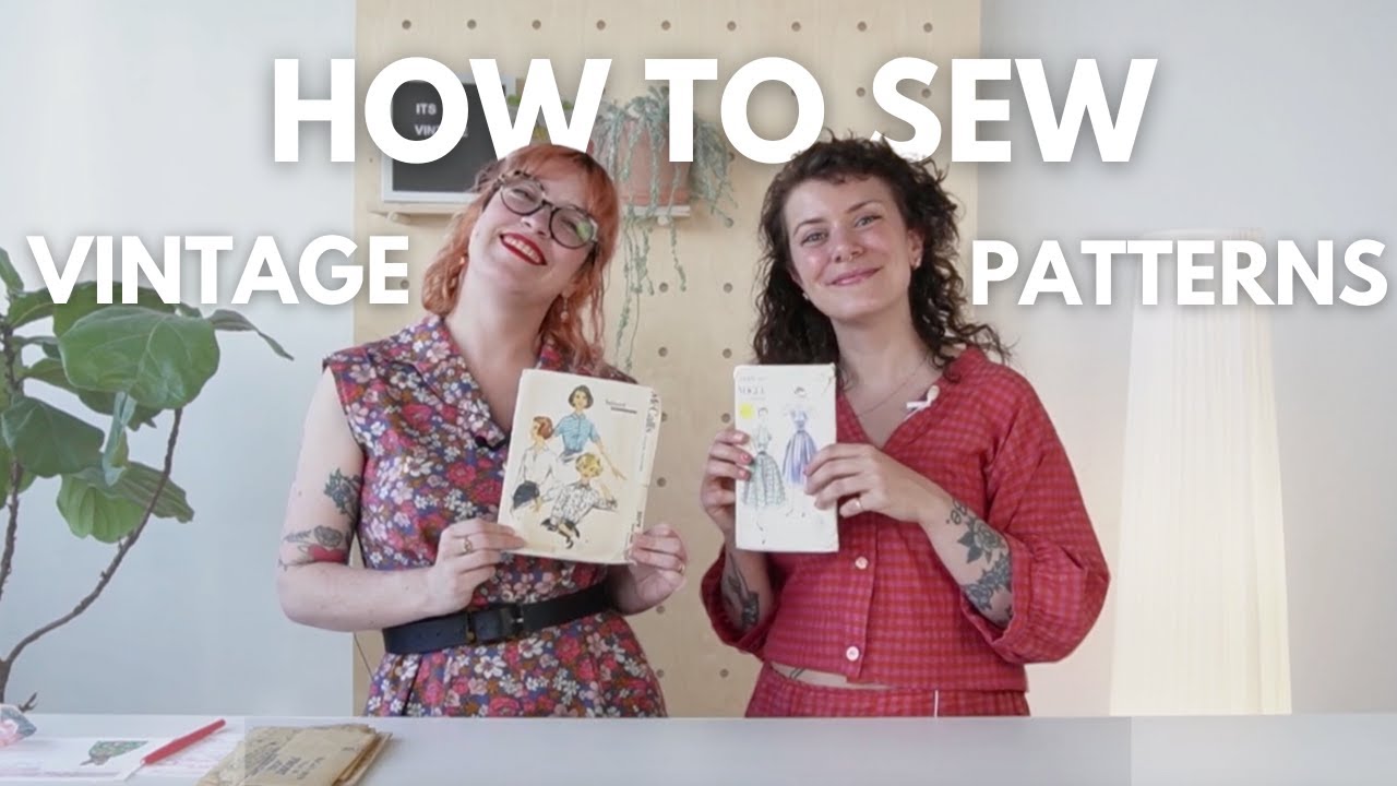 Tips for Sewing with Vintage Sewing Patterns