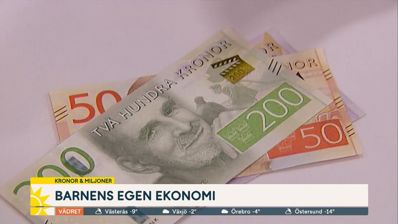 Digital ekonomi: Så lär du barnen om pengar utan kontanter - Nyhetsmorgon (TV4)
