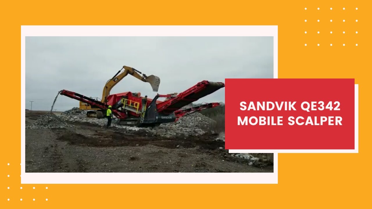 Sandvik QE342 Mobile Scalper