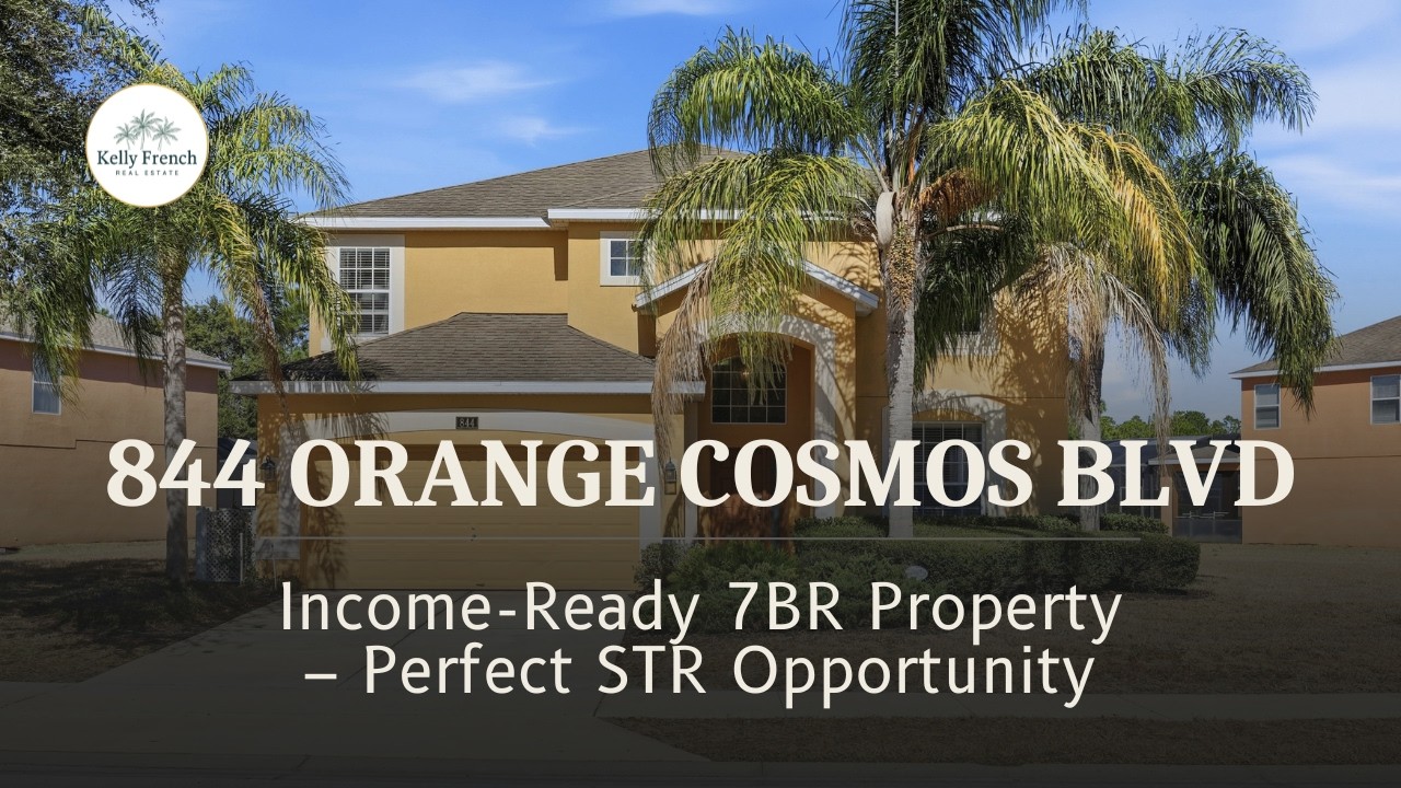 🔥 Just Listed Investment Opportunity | 7BR Turnkey STR Near Clubhouse | 844 Orange Cosmos Blvd