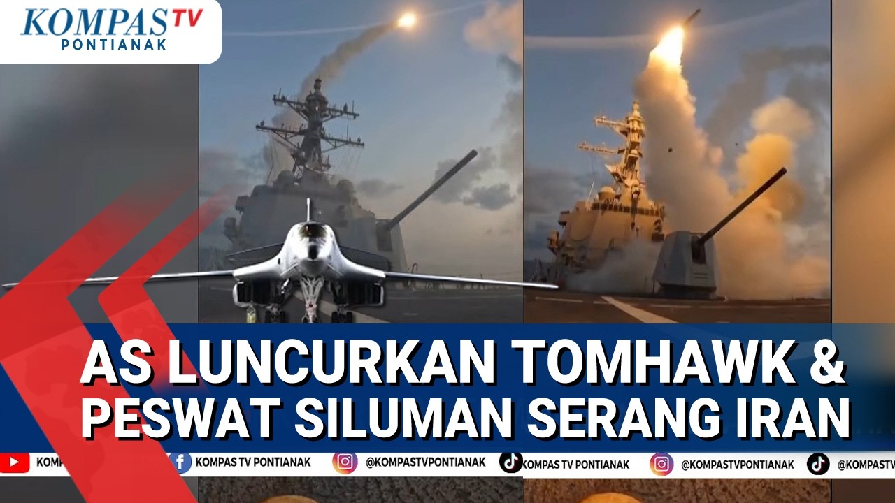 AS Luncurkan Rudal Jarak jauh Tomahawk Hingga Pesawat Siluman Bombardir Fasilitas Iran