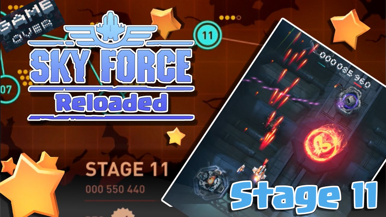 Sky Force Reloaded :: Этап 11 :: ТАК СЛОЖНО!!!