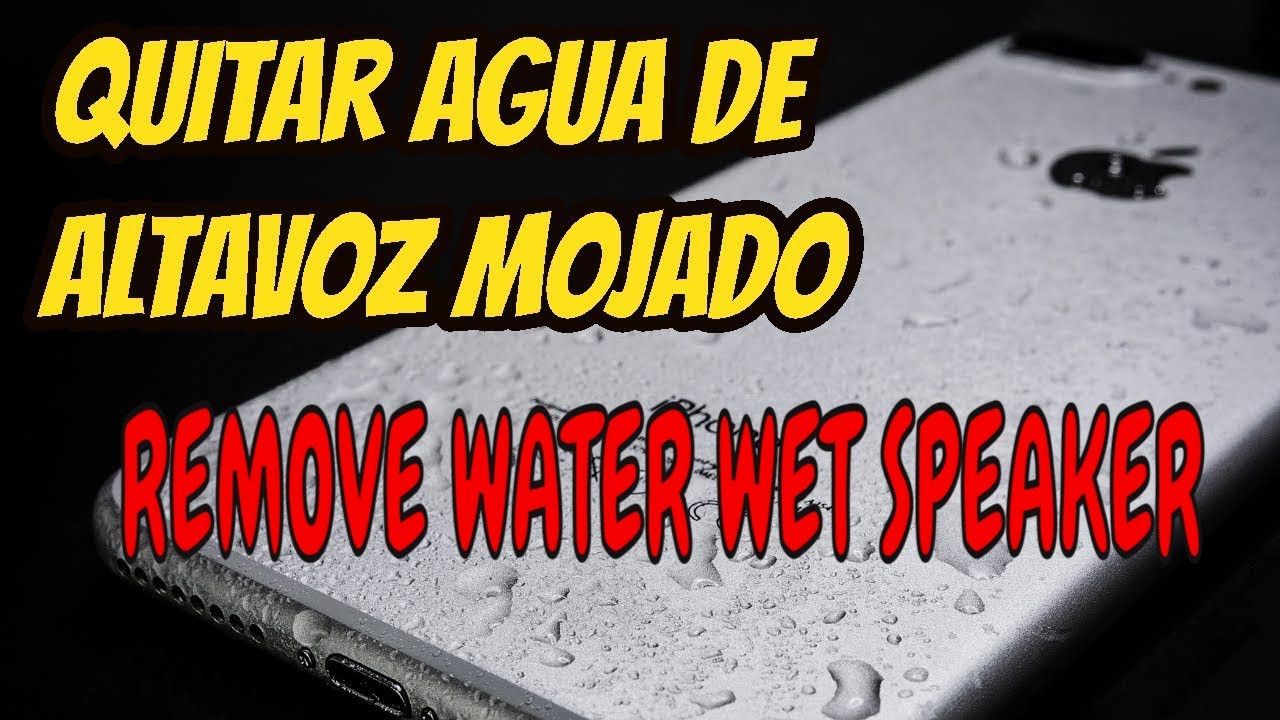 SONIDO PARA SACAR EL AGUA DEL CELULAR BOCINA