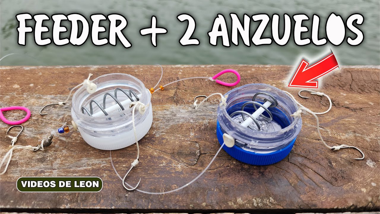 ¡NUEVA TAPITA! 🤯 FEEDER + 2 ANZUELOS = ¡CAPTURA GARANTIZADA! 🔥