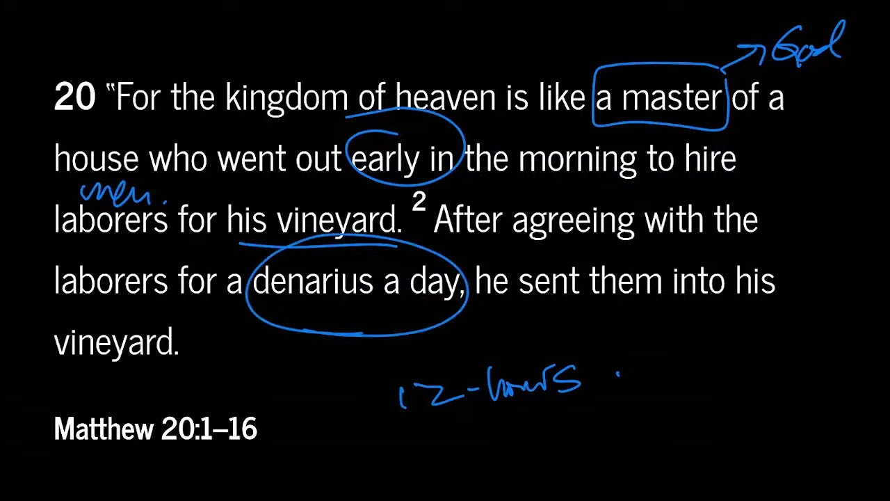 Matthew 20:1-16 (March 4, 2026) Morning Devotional