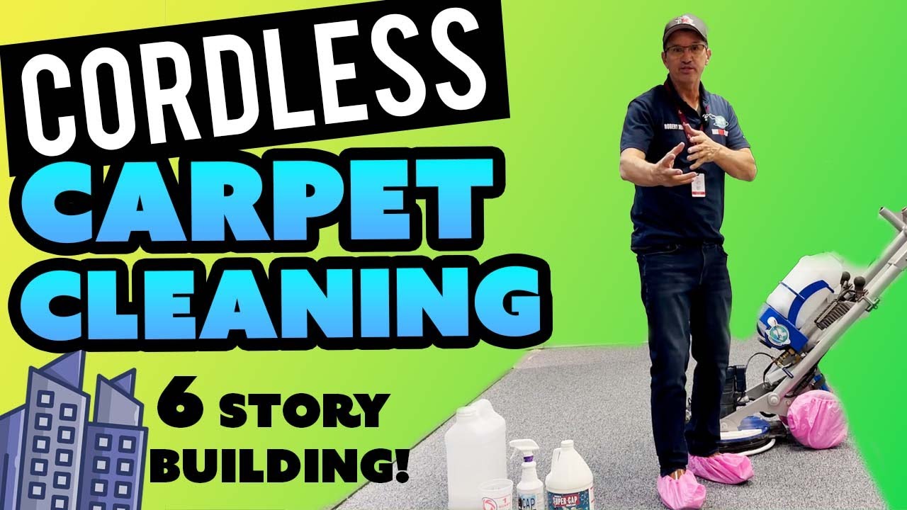 Cordless Carpet Cleaning In an 6 Story Building With An Orbot