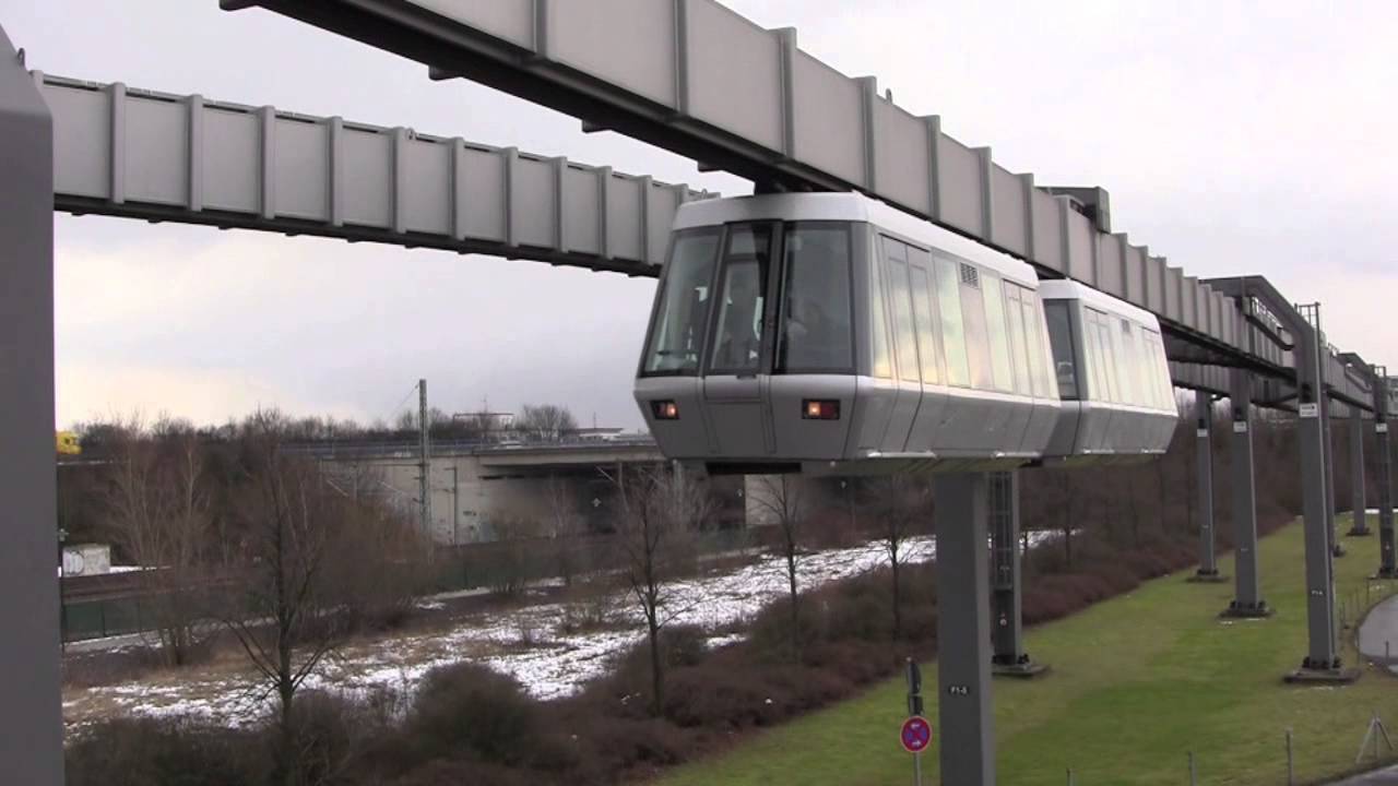 The Skytrain (H-Bahn) at Düsseldorf International Airport (DUS), Germany - 8th February, 2013