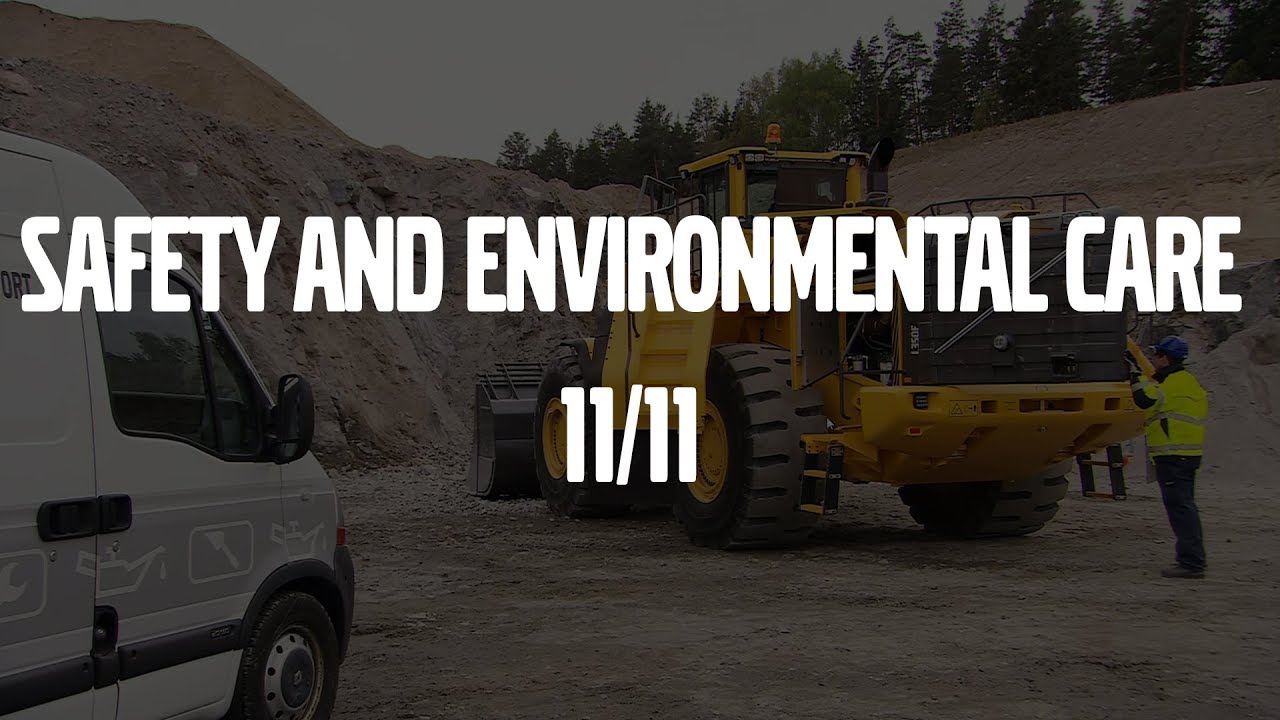 Safety and environmental care &ndash; Volvo Wheel Loaders H-series &ndash; Basic operator training &ndash; 11/11