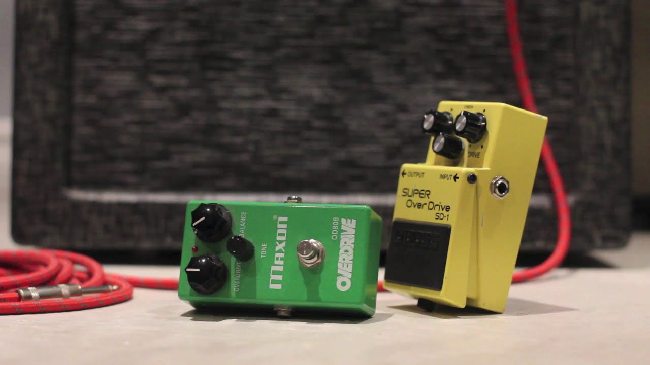 Shootout - Maxon OD 808 vs Boss SD1