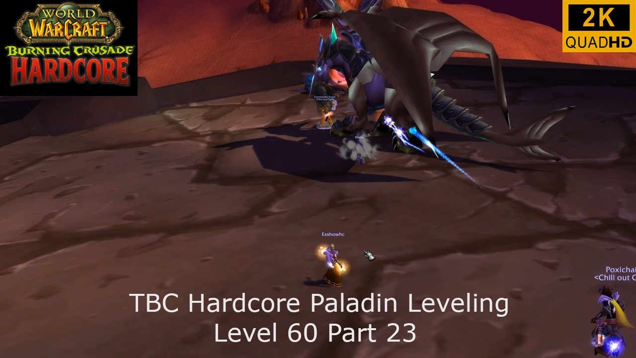 💀WoW TBC Hardcore | Paladin Leveling | Level 60 Part 23 | Holy Paladin PoV | 2K