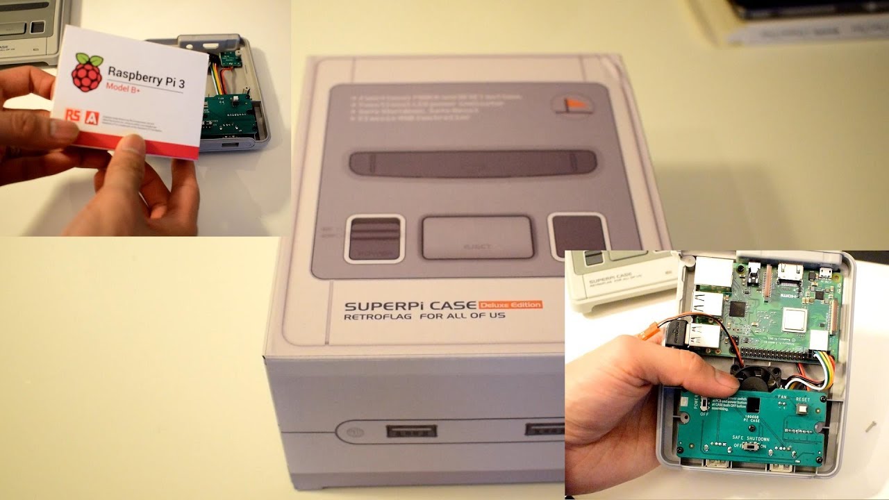 [Unboxing] SuperPi RetroFlag Case With Pi 3B+ Installation