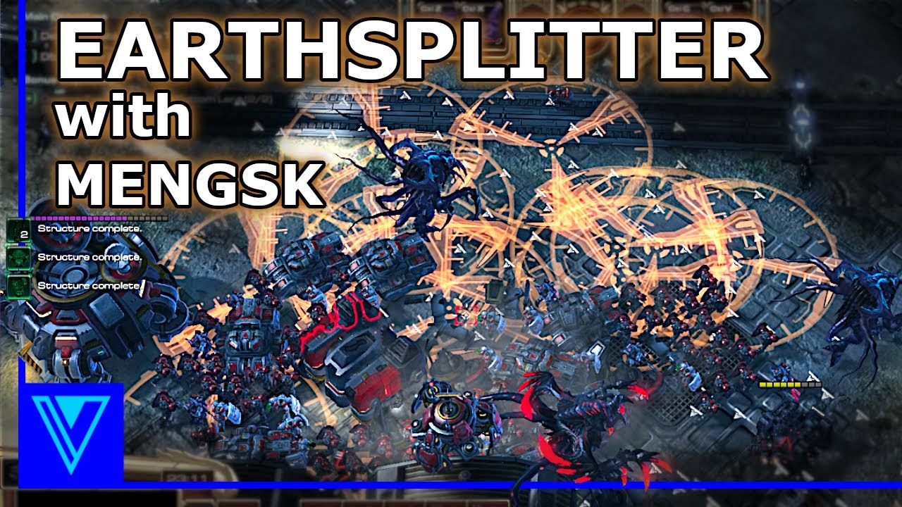 Mass EARTHSPLITTER strategy with MENGSK | StarCraft 2 Co-Op Missions