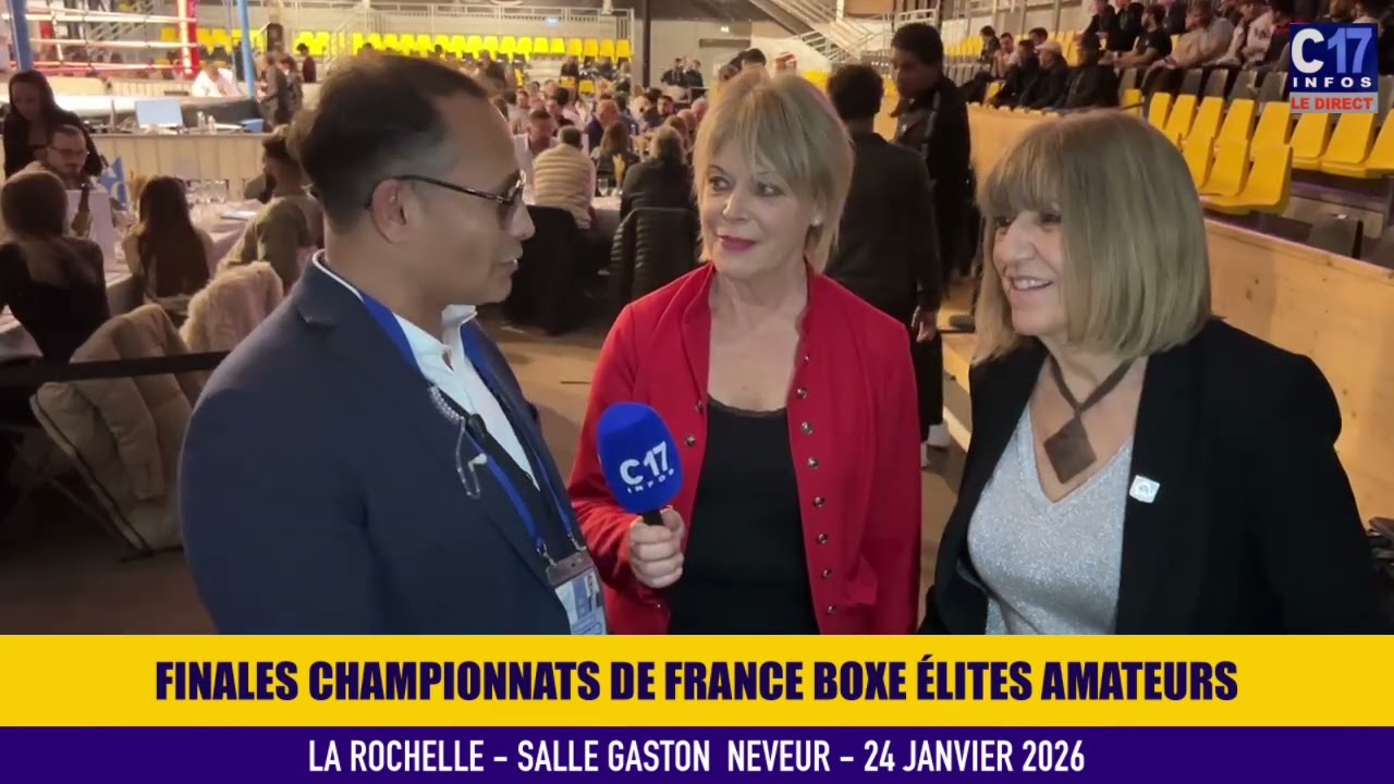 Catherine Leonidas et Bon Chaddi finales des championnats de France de boxe élites amateurs 