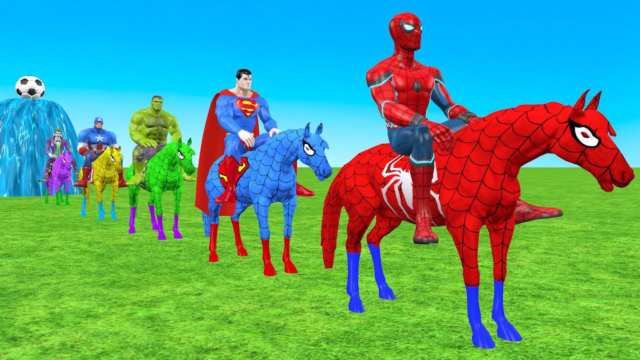 New Long Slide Game with Cow Elephant Gorilla Hippopotamus Tiger 3d Animal Game Funny 3d Animals