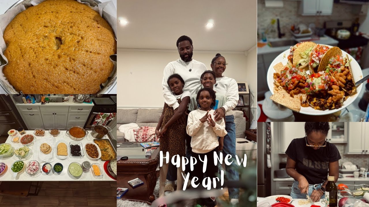 Happy 2025 | Vegan Homemade Taco Bar  | 