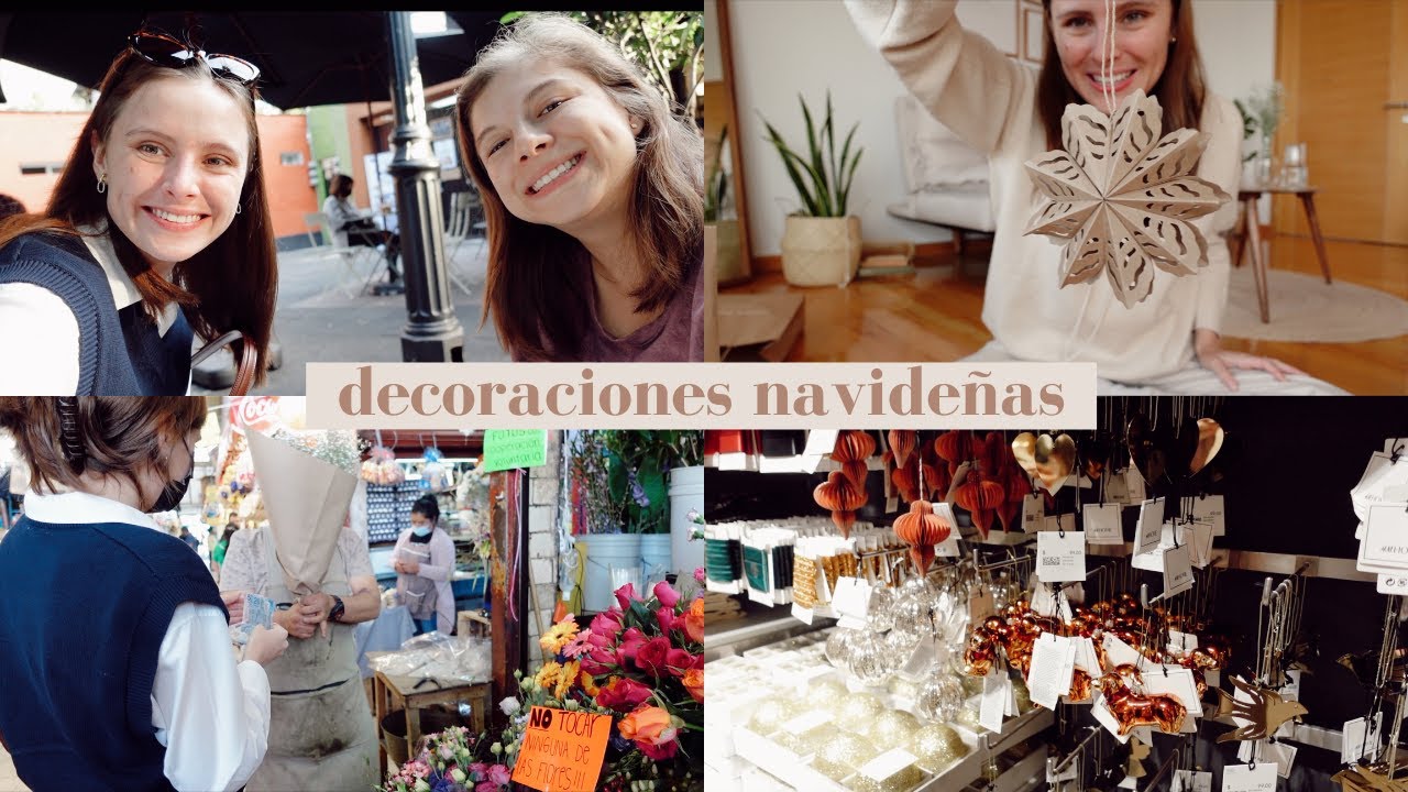 MI HERMANA Y YO COMPRAMOS DECORACIONES NAVIDEÑAS ❤️ (VLOG)