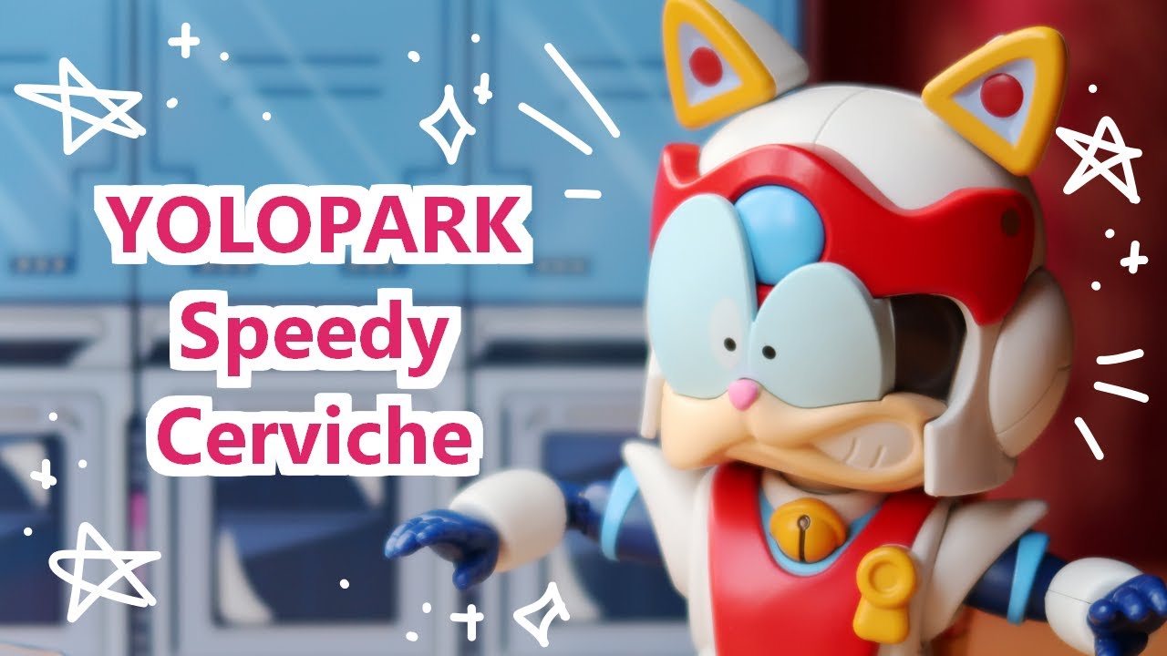 Samurai Pizza Cats 🐱🍕 Speedy Cerviche 🔥 YOLOPARK Figure Unboxing & Review 💕