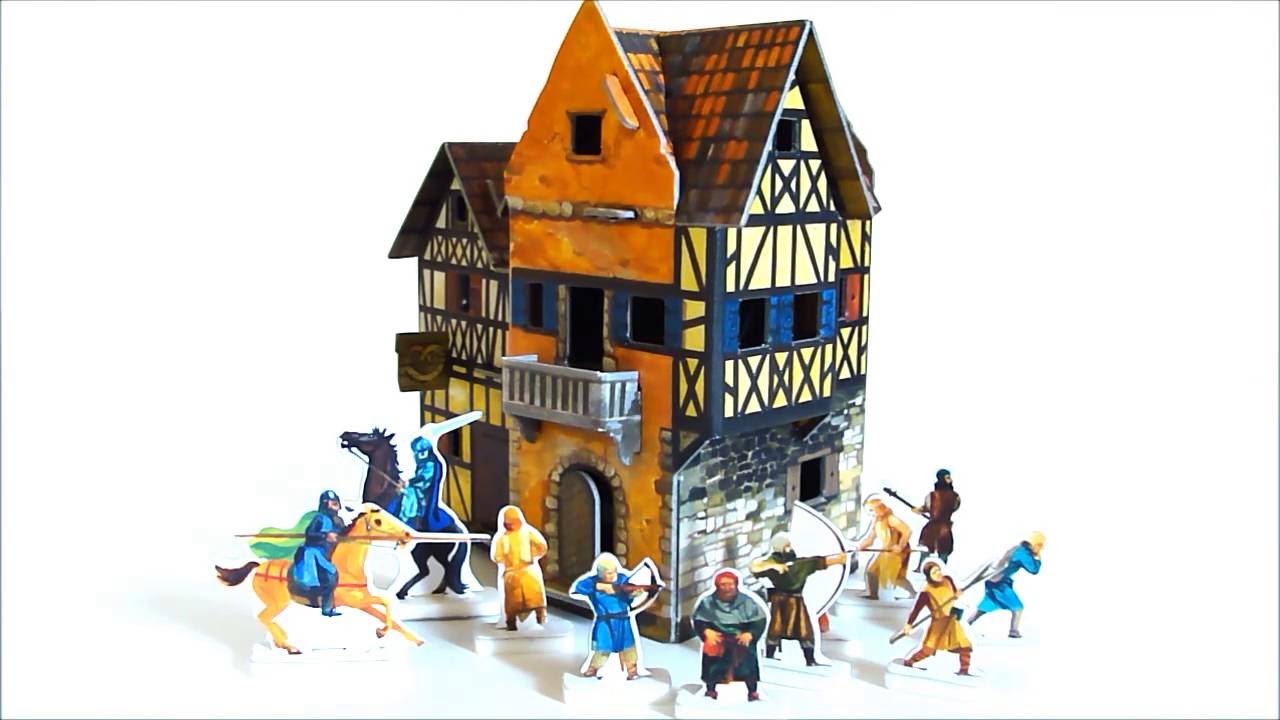 Средневековый город: Пекарня / Medieval town: Bakery / УмБум Умная бумага