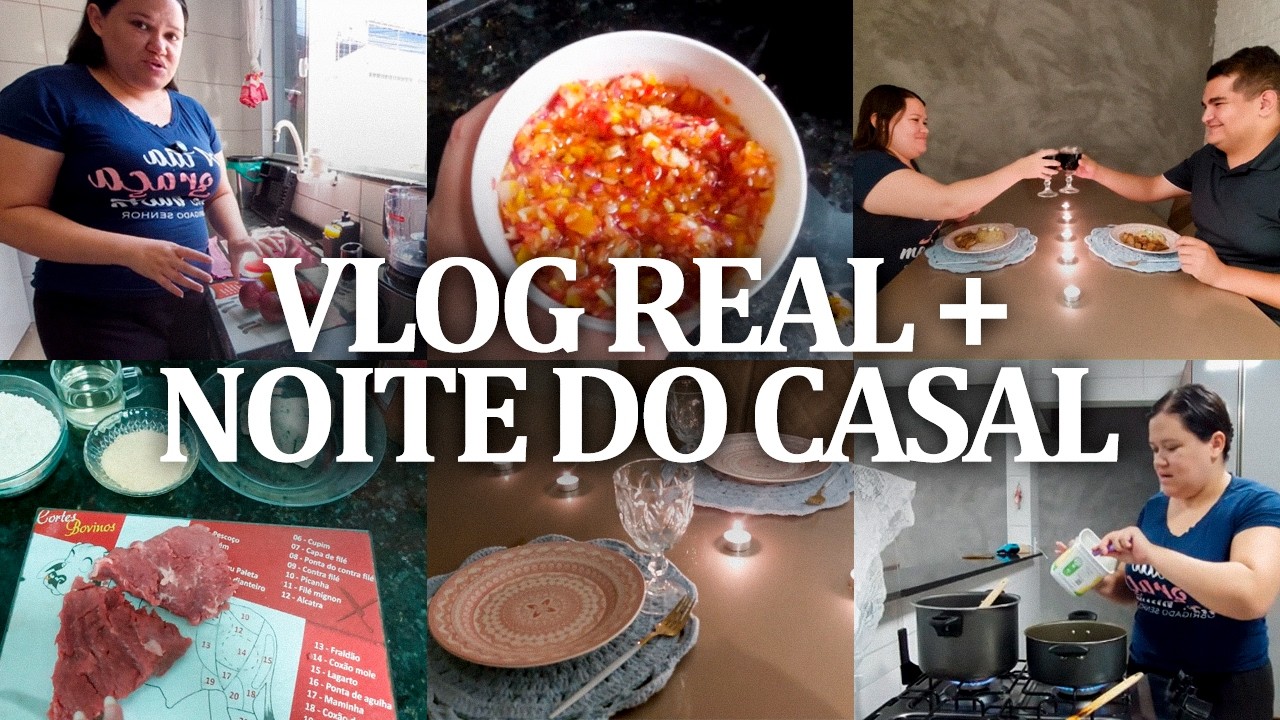 VLOG REAL: rotina do dia + uma noite de casal que ficou PERFEITA 🤍