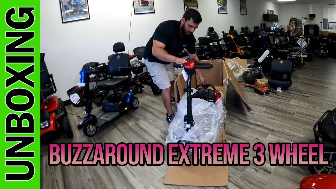 📦Unboxing & 🔧Assembly - Buzzaround Extreme 3 Wheel Mobility Scooter