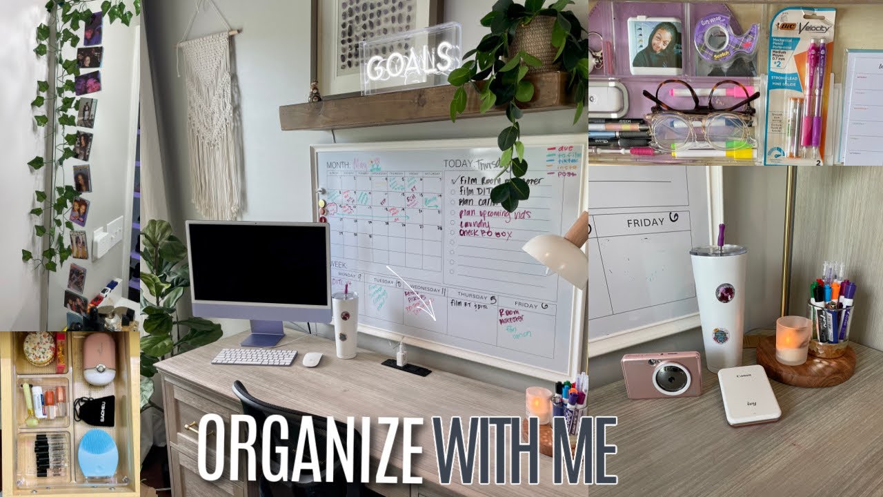 ORGANIZE WITH ME | cleaning & decluttering my room + bathroom | LexiVee