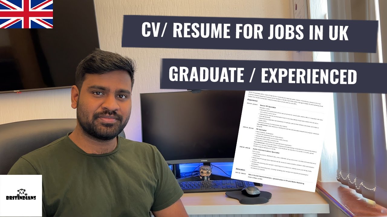 How to create a CV / Resume for a job in the UK | Study in UK